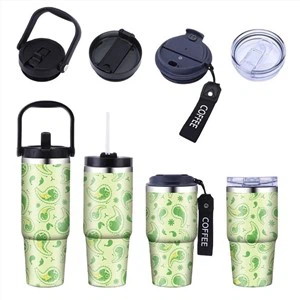 Стакан для кави з двома стінками на 40 унцій із вакуумною ізоляцією